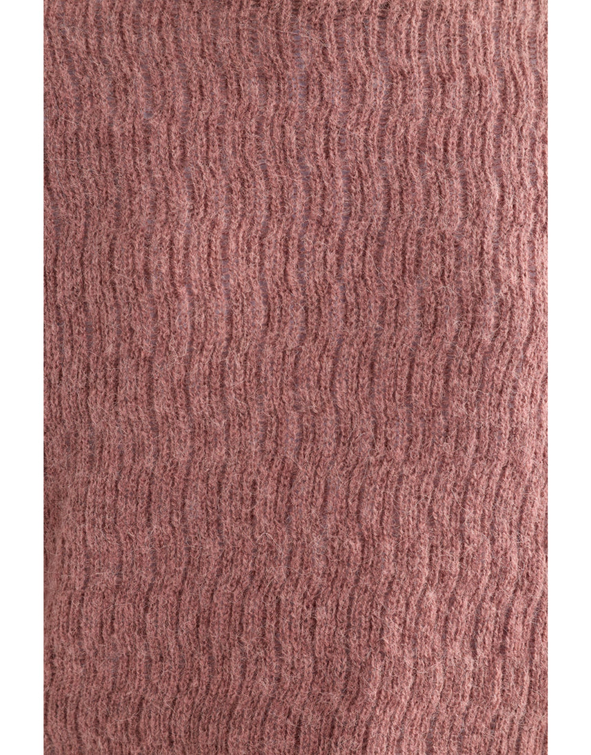 Elk - Agna Pattern Sweater Rosewood, Clothing, Elk - Say It Sister