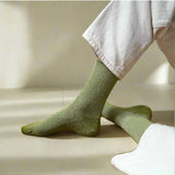 Klue - Glitter Lurex Socks - Olive Green, socks, Klue - Say It Sister