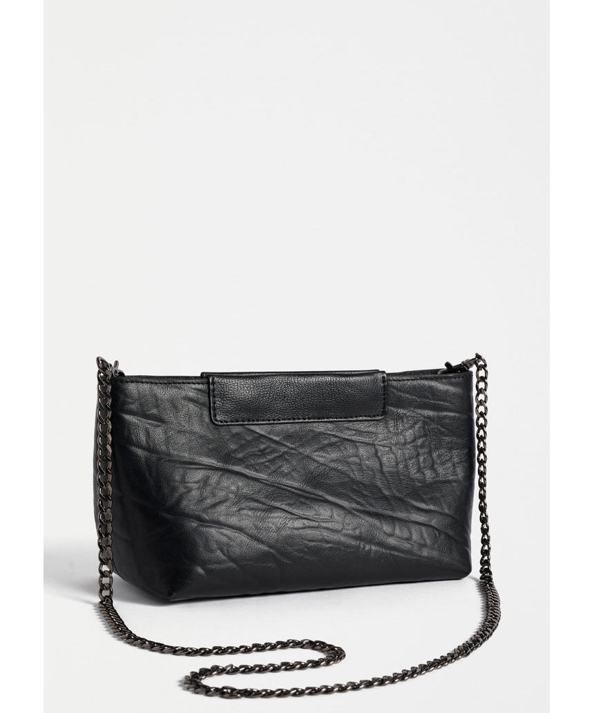 Black Elk Elsmar crossbody bag with adjustable strap and sleek design, made by ELK The Label.