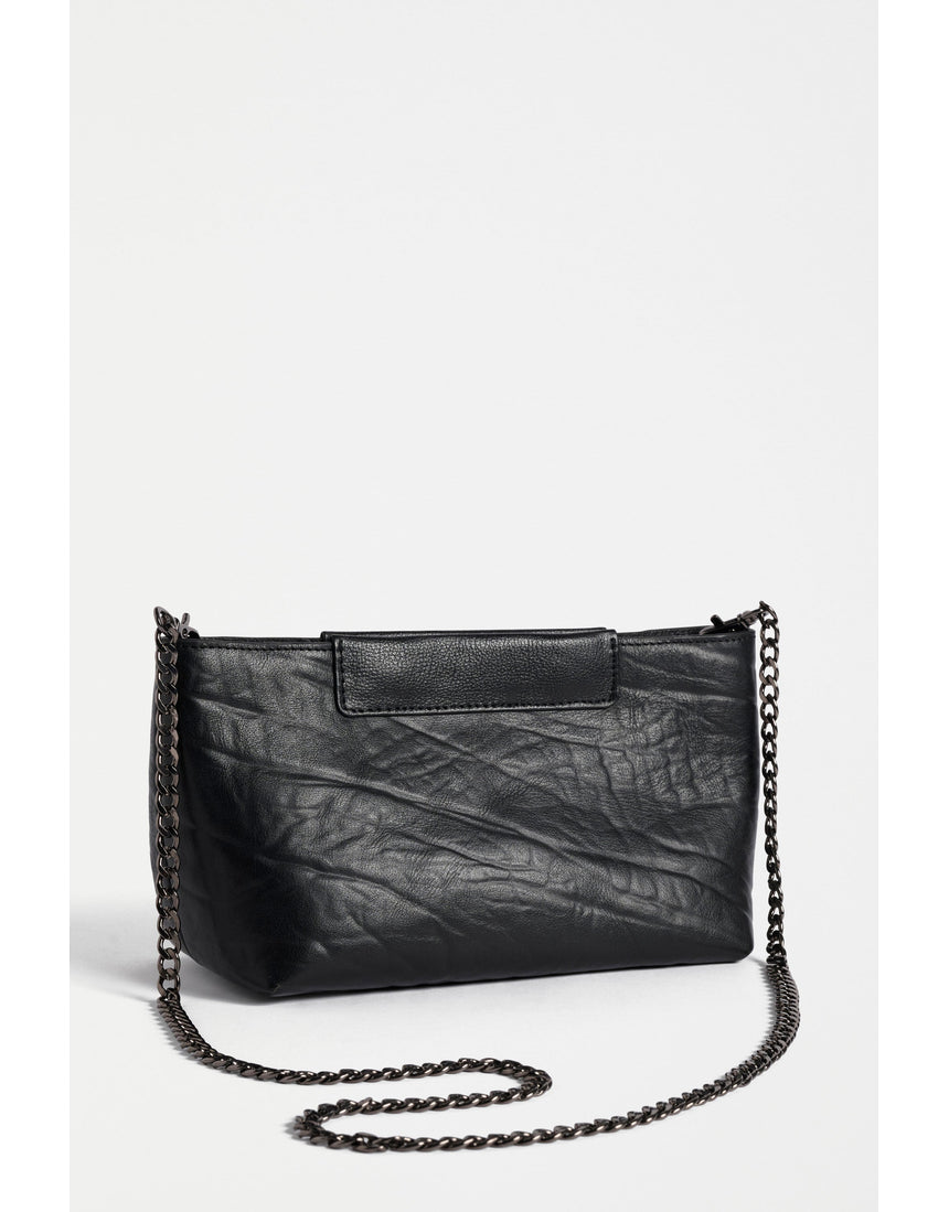 Black Elk Elsmar crossbody bag with adjustable strap and sleek design, made by ELK The Label.