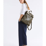Dark olive Elk Hyddan backpack by ELK The Label with adjustable straps and spacious main compartment, stylish and functional.