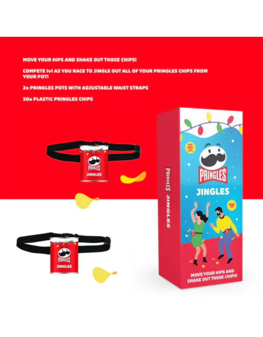 William Valentine Pringle Jingles game with colorful jingling pieces and game board for children and family fun.