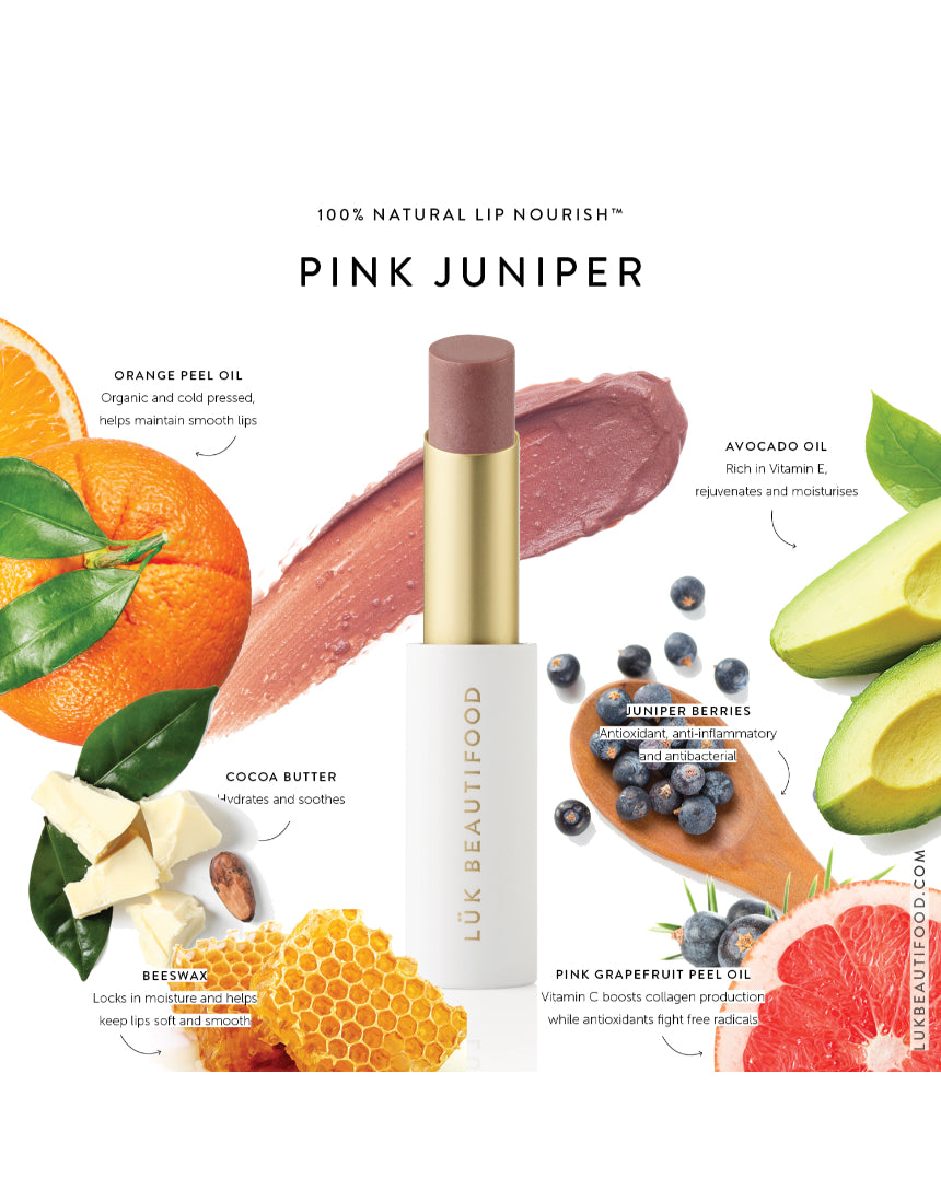 Lük Beautifood - Lip Nourish - Pink Juniper, Lipstick, Luk Beautifood - Say It Sister