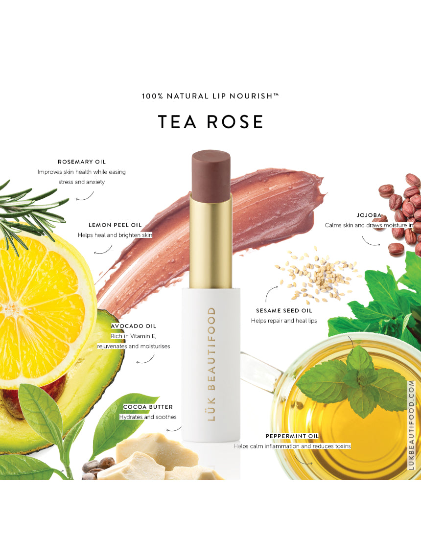 Lük Beautifood - Lip Nourish - Tea Rose, Lipstick, Luk Beautifood - Say It Sister
