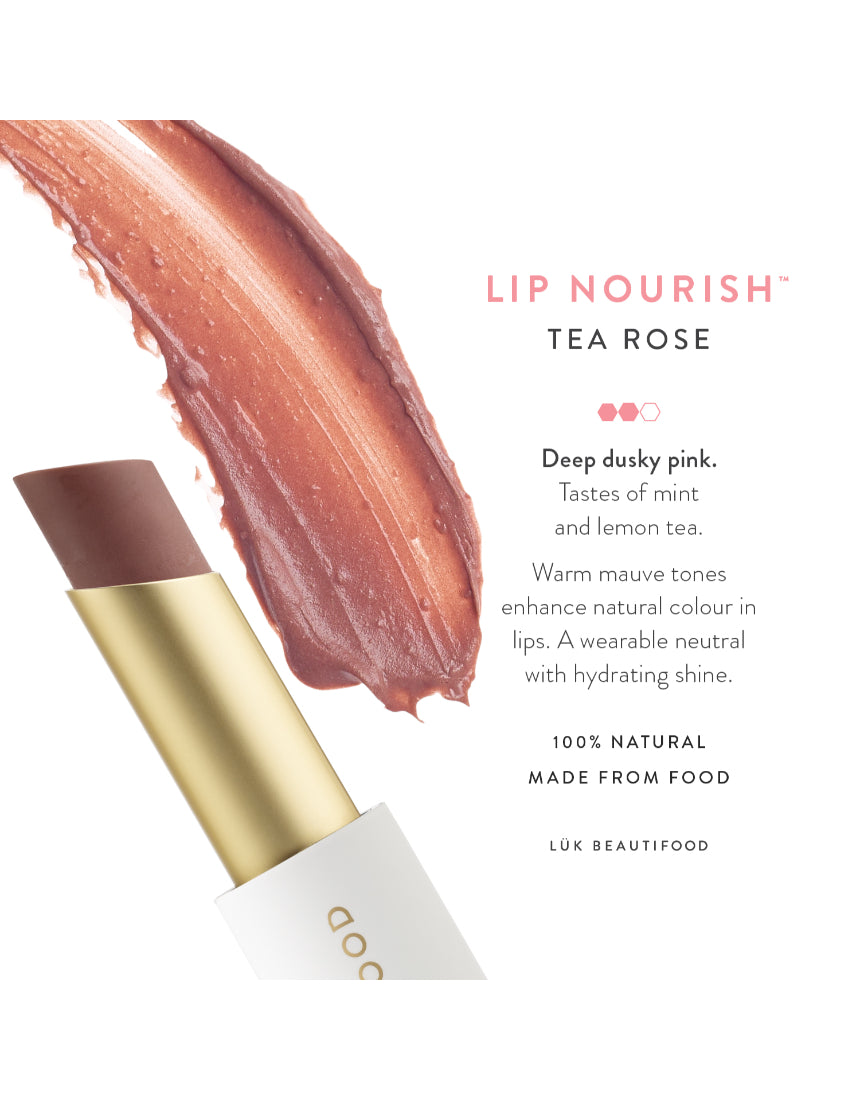 Lük Beautifood - Lip Nourish - Tea Rose, Lipstick, Luk Beautifood - Say It Sister