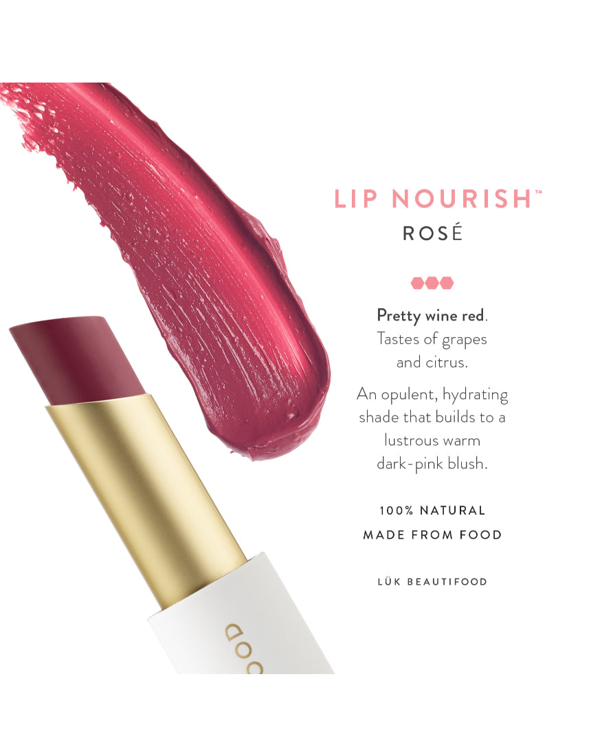 Lük Beautifood - Lip Nourish - Rosé, Lipstick, Luk Beautifood - Say It Sister