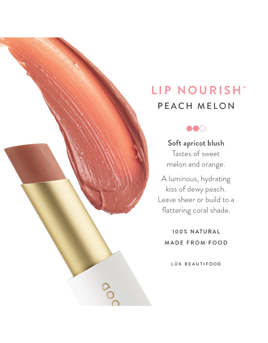 Lük Beautifood - Lip Nourish - Peach Melon, Lipstick, Luk Beautifood - Say It Sister