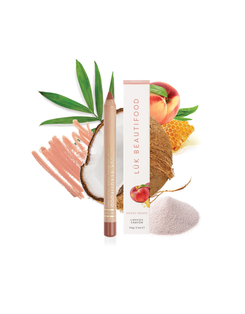 Lük Beautifood - Natural Lipstick Crayon - Honey Peach, Lipstick, Luk Beautifood - Say It Sister