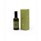 Grace & James Forager Room Spray with lemon rind, eucalyptus, and peppermint in a spray bottle for freshening rooms.