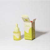 Grace & James Lime Leaf and Wild Fresia felt air freshener refill with natural lime leaf and fresia scent, shown in the image.