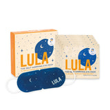 Lula Self-Warming Eye Mask set of five in unscented design, soft fabric, designed for relaxing eye comfort and soothing warmth.