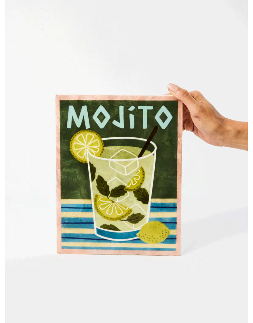 Happy Hour Mojito Tile, Wall Decor, Jones & Co - Say It Sister