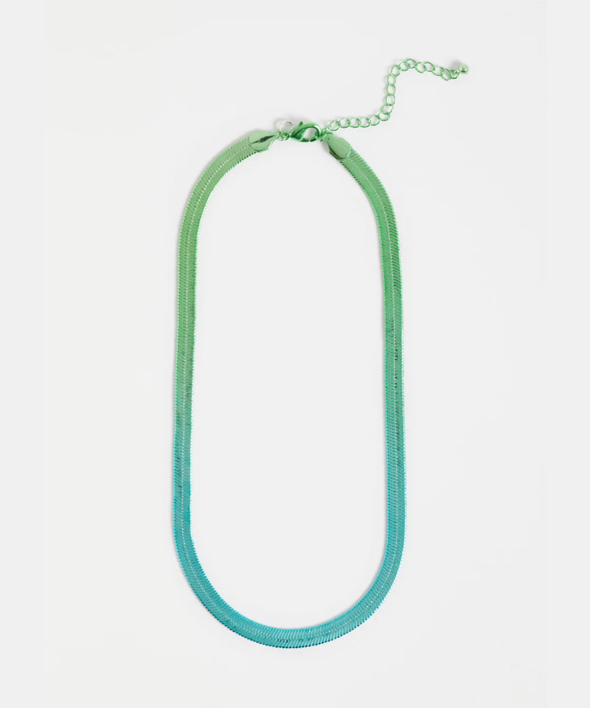 Elk - Vera Short Necklace Green/Blue Ombre, necklace, Elk - Say It Sister