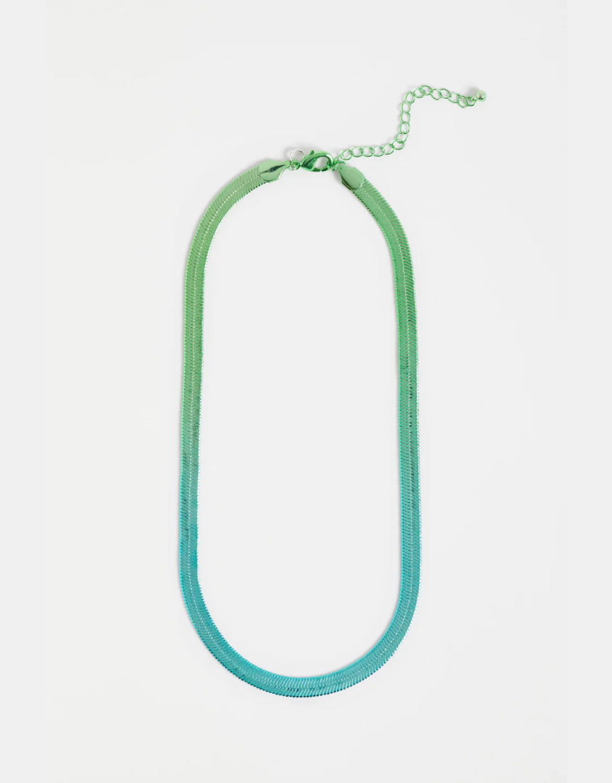 Elk - Vera Short Necklace Green/Blue Ombre, necklace, Elk - Say It Sister