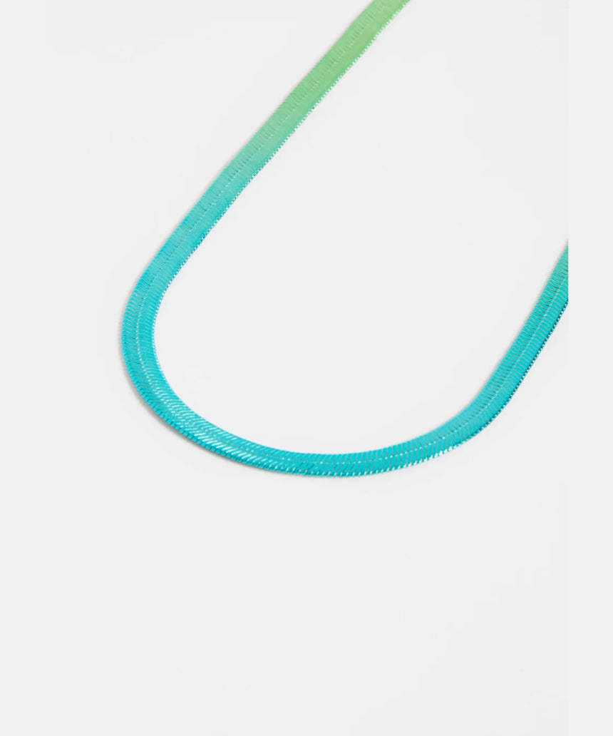 Elk - Vera Short Necklace Green/Blue Ombre, necklace, Elk - Say It Sister