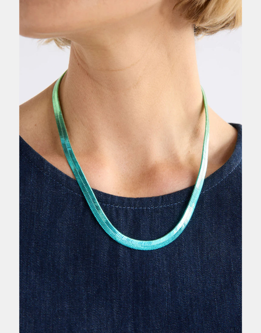 Elk - Vera Short Necklace Green/Blue Ombre, necklace, Elk - Say It Sister