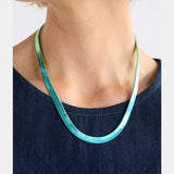 Elk - Vera Short Necklace Green/Blue Ombre, necklace, Elk - Say It Sister