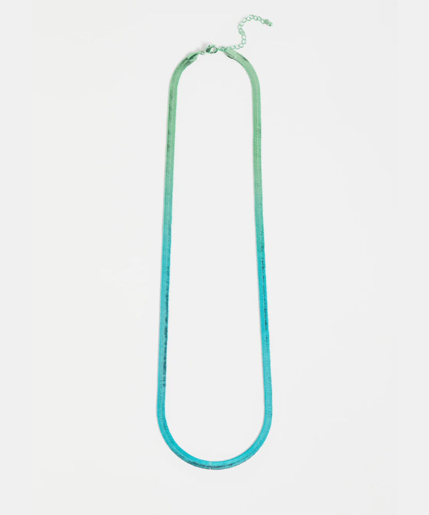 Elk - Vera Long Necklace Blue/Green Ombre, necklace, Elk - Say It Sister