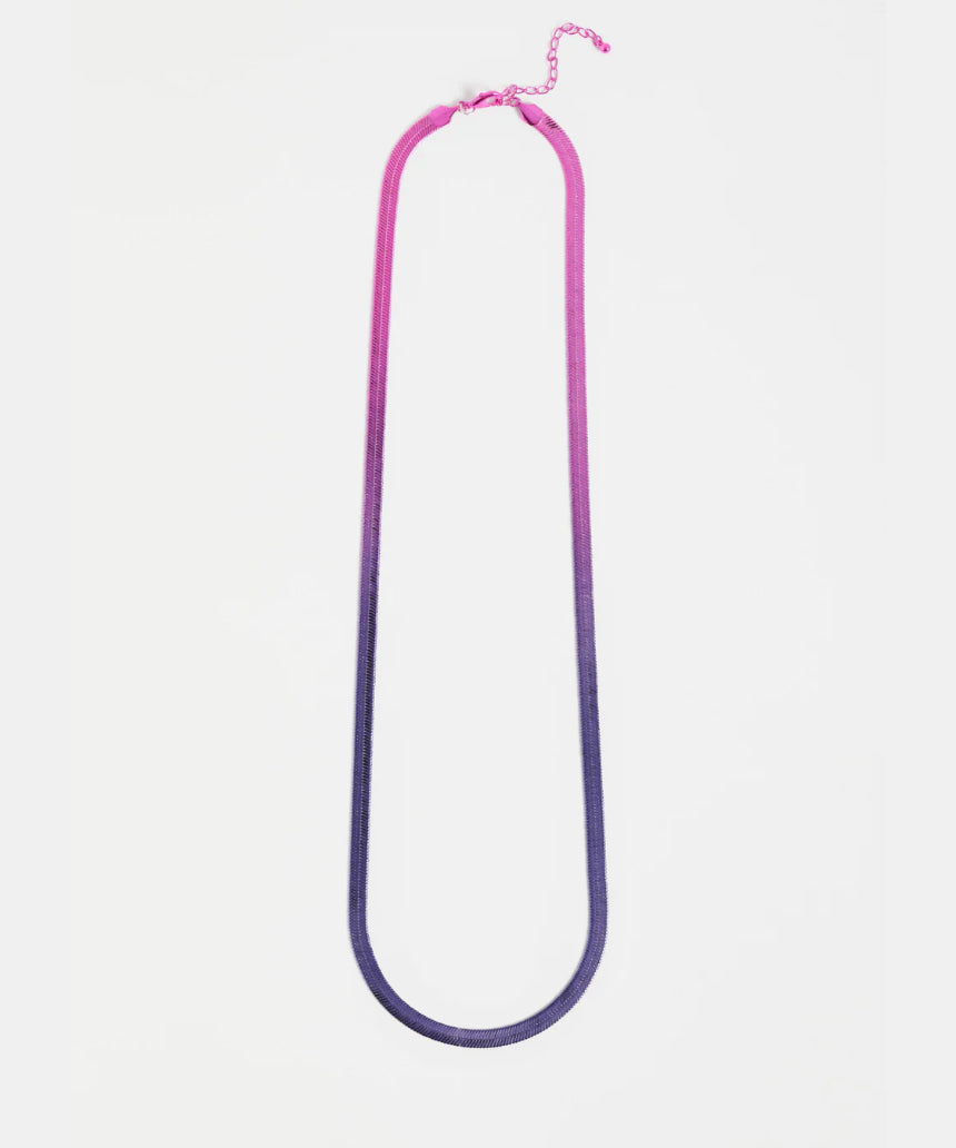 Elk - Vera Long Necklace Pink/Navy Ombre, necklace, Elk - Say It Sister