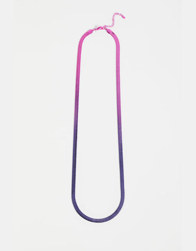 Elk - Vera Long Necklace Pink/Navy Ombre, necklace, Elk - Say It Sister
