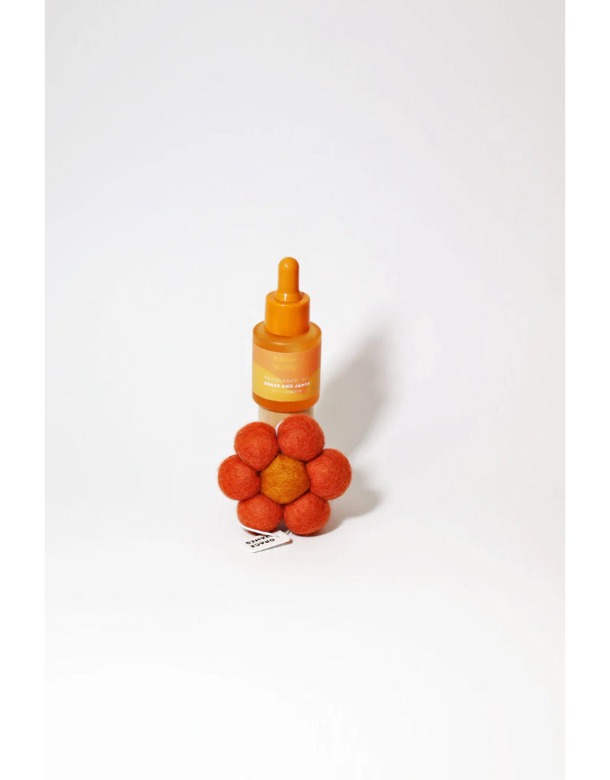Native Wattle Felt Air Freshener, Air Fresheners, Grace & James - Say It Sister