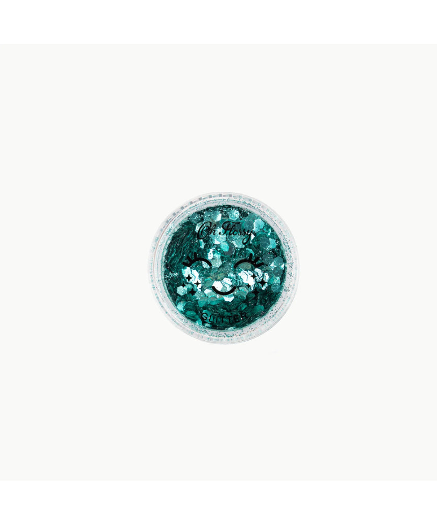 Oh Flossy Biodegradable Glitter: Mint Mix, , Oh Flossy - Say It Sister