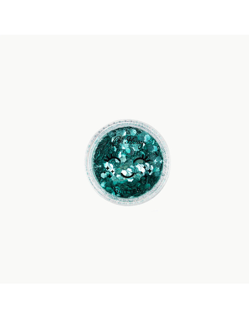 Oh Flossy Biodegradable Glitter: Mint Mix, , Oh Flossy - Say It Sister