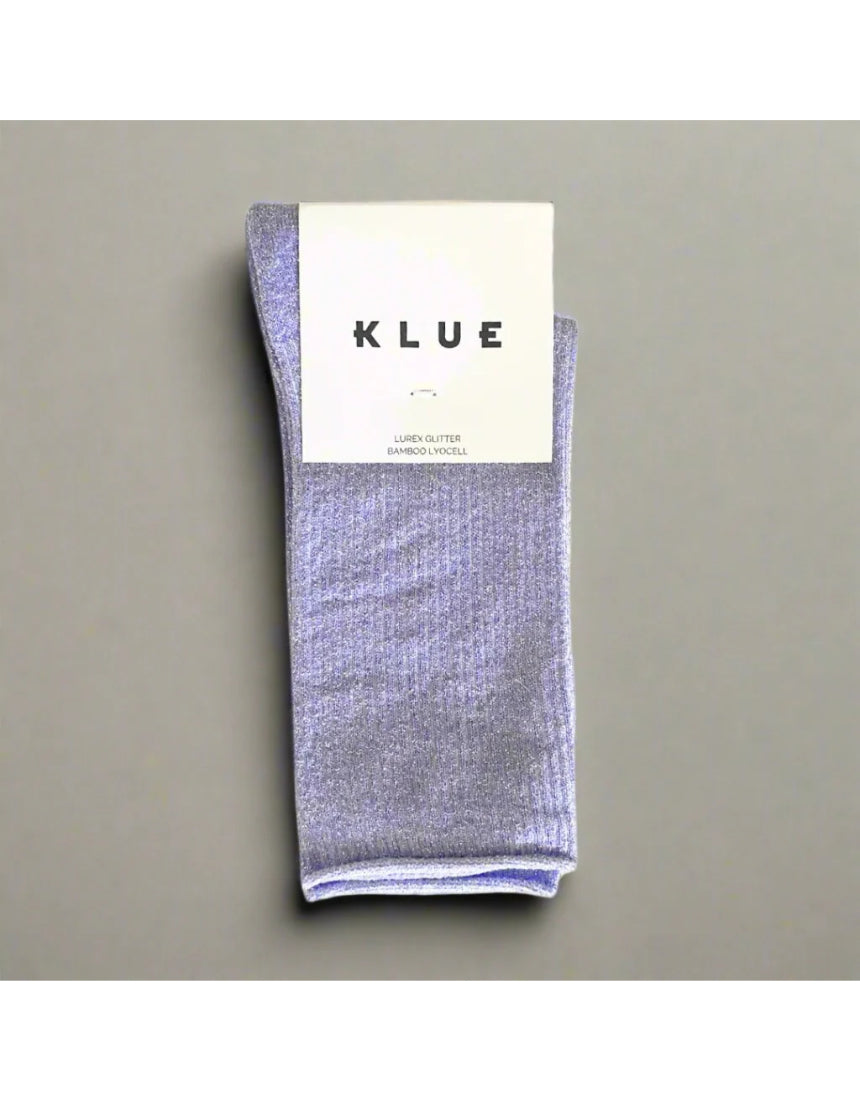 Klue - Glitter Lurex Socks - Lilac, socks, Klue - Say It Sister