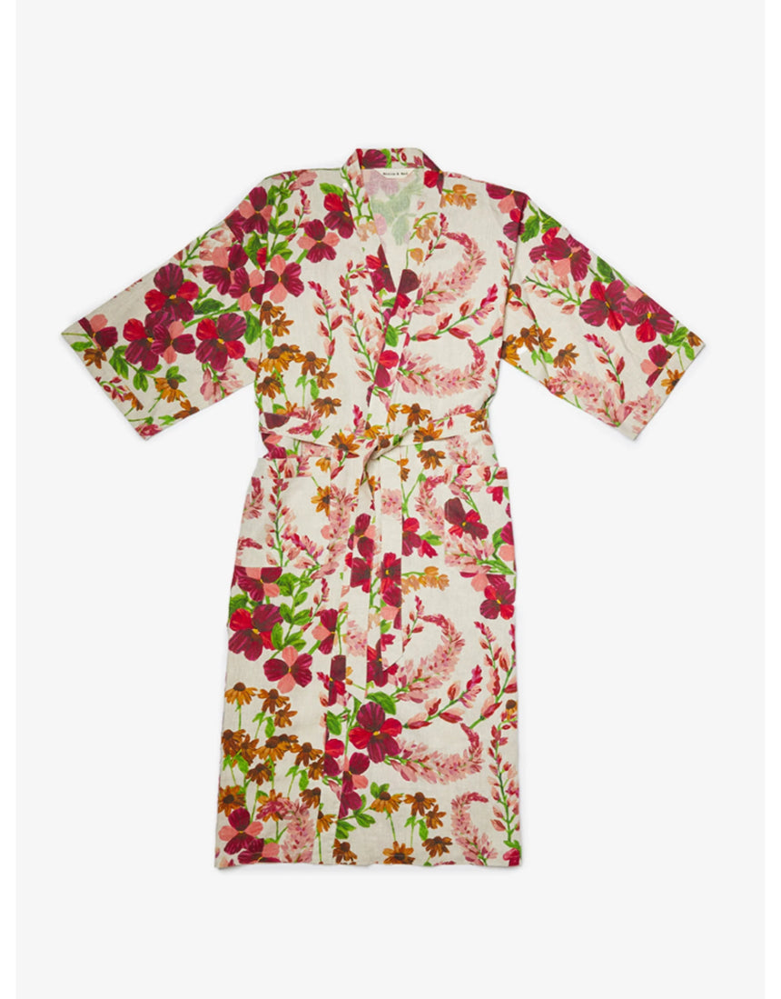 Bonnie and Neil - Lupin Multi Linen Robe, , Bonnie and Neil - Say It Sister