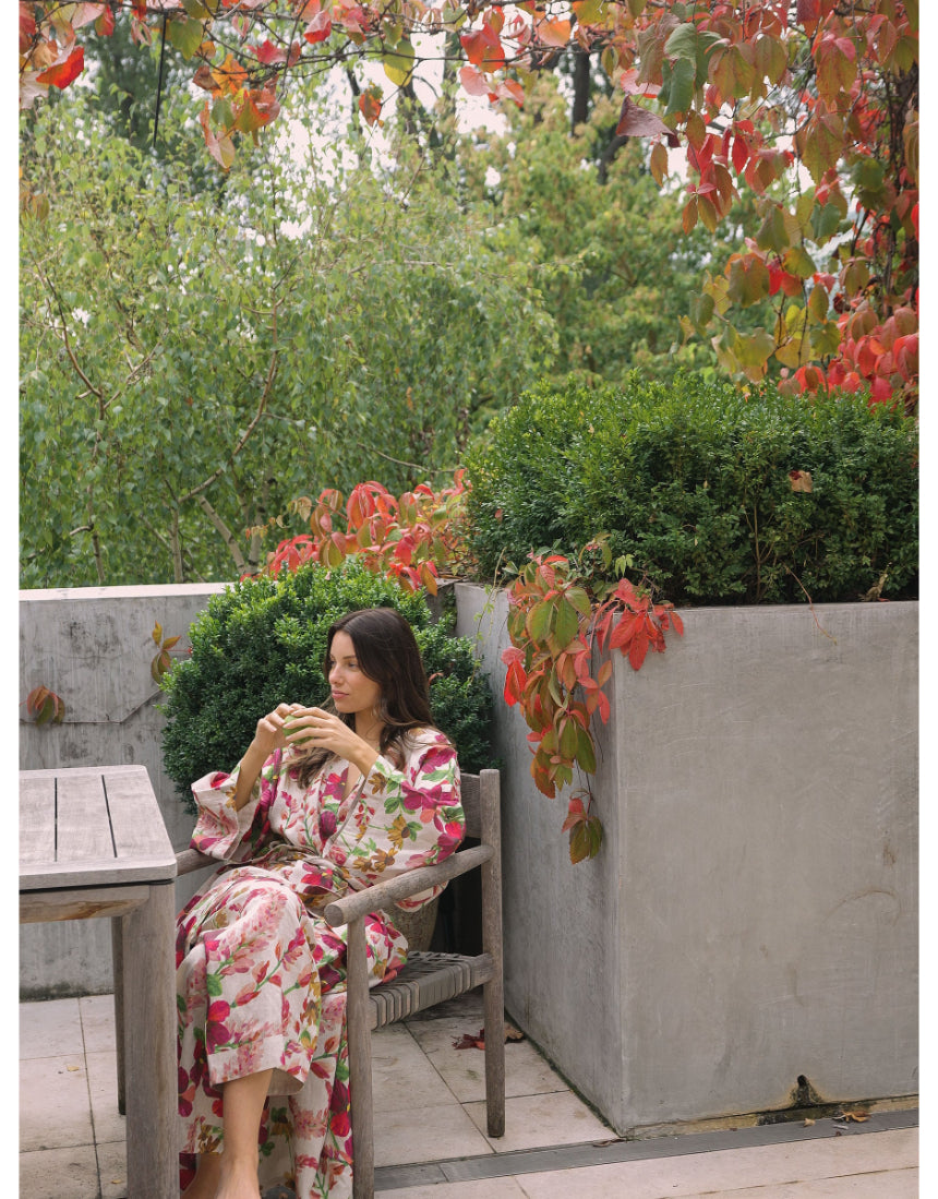 Bonnie and Neil - Lupin Multi Linen Robe, , Bonnie and Neil - Say It Sister