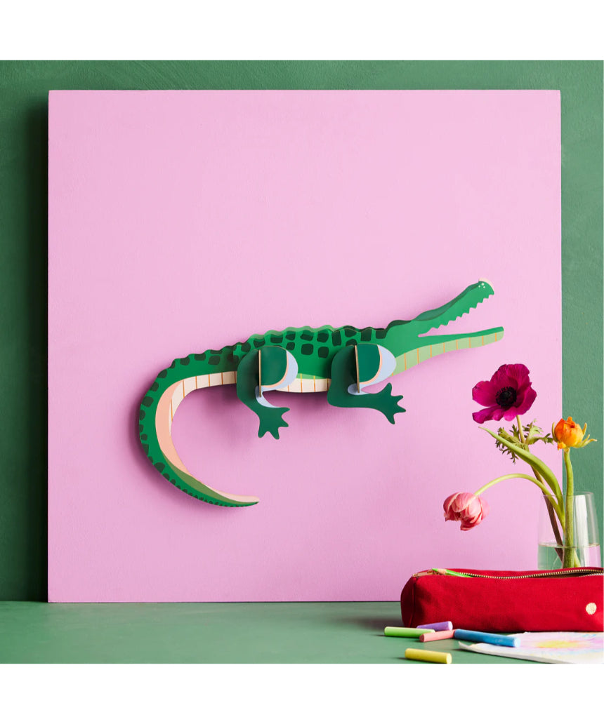 Wall Art Tall Crocodile (A4), Wall Decor, Studio Roof - Say It Sister