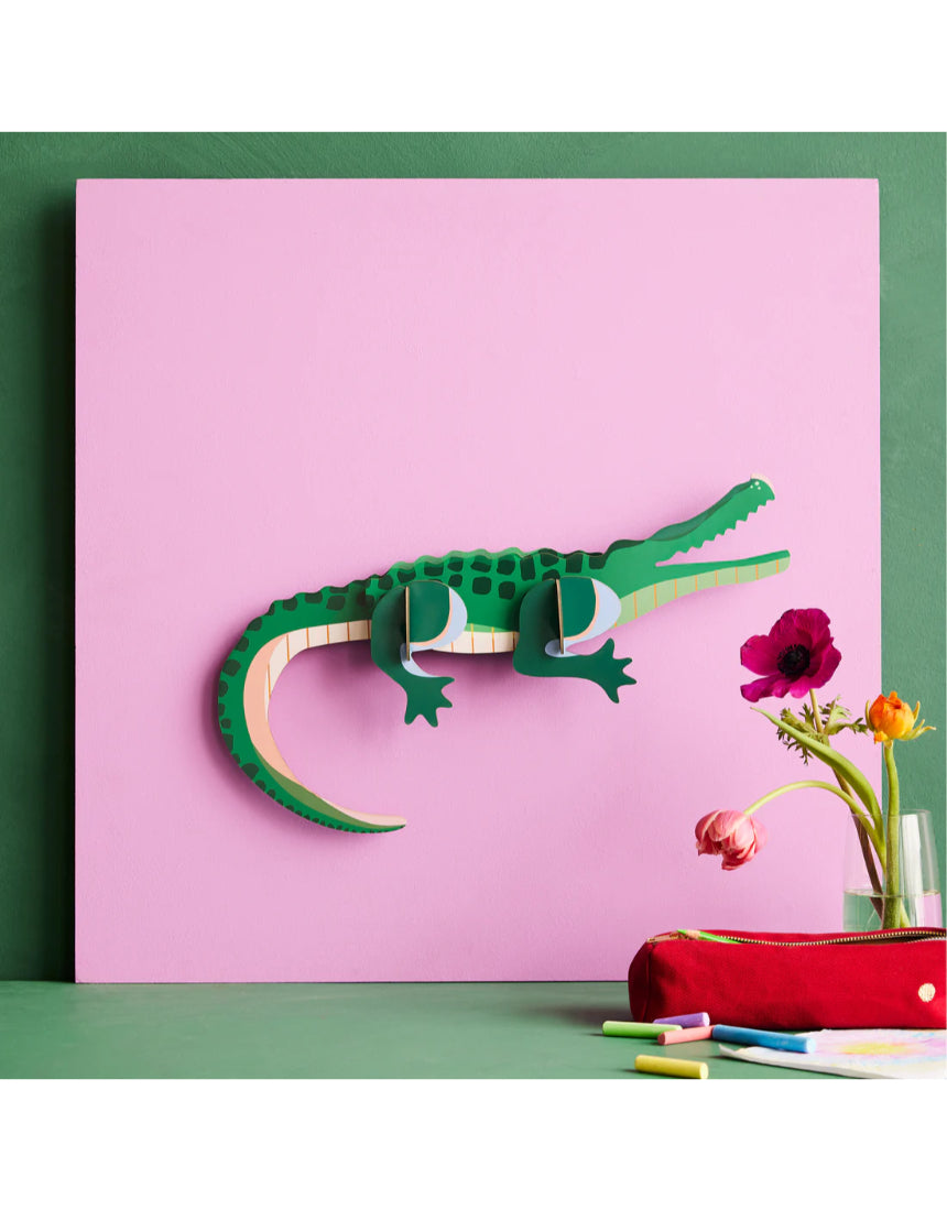 Wall Art Tall Crocodile (A4), Wall Decor, Studio Roof - Say It Sister