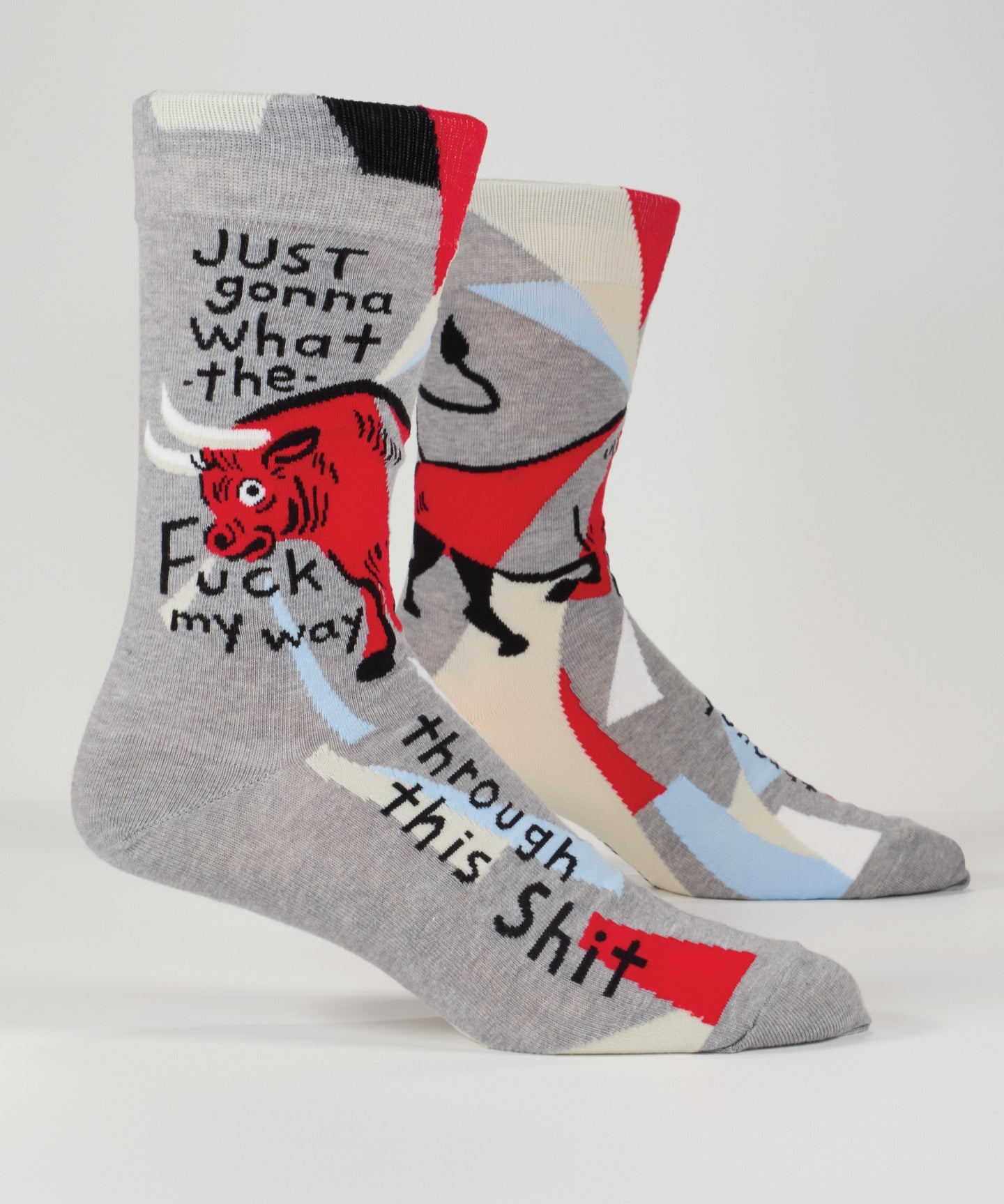 Blue Q - Men's Socks - WTF My Way Through