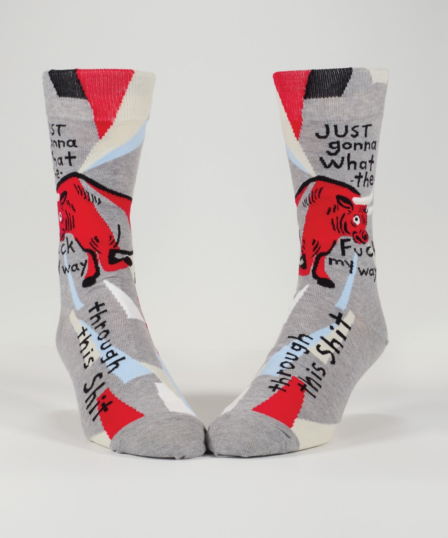 Blue Q - Men's Socks - WTF My Way Through