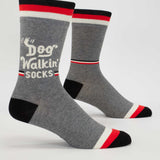 Blue Q - Men's Socks - Dog Walkin'