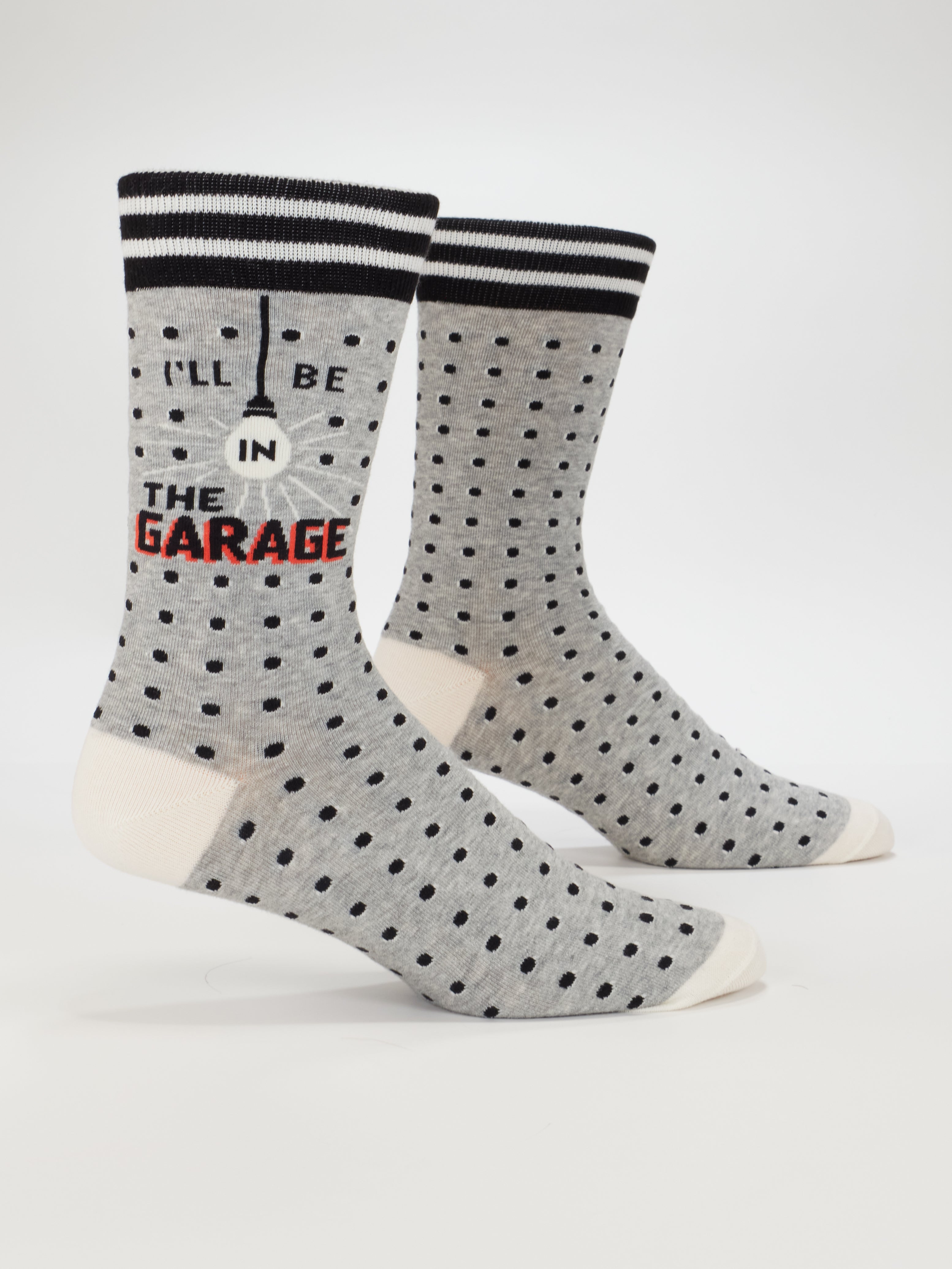 Blue Q - Men's Socks - I'll Be In The Garage