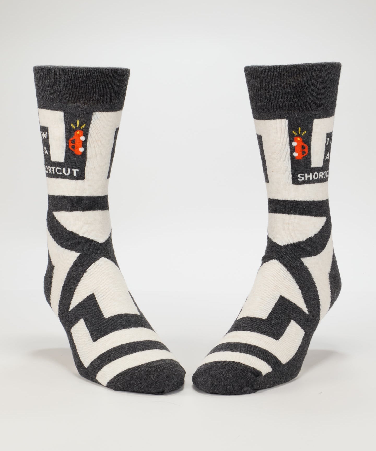 Blue Q - Men's Socks - I Know A Shortcut