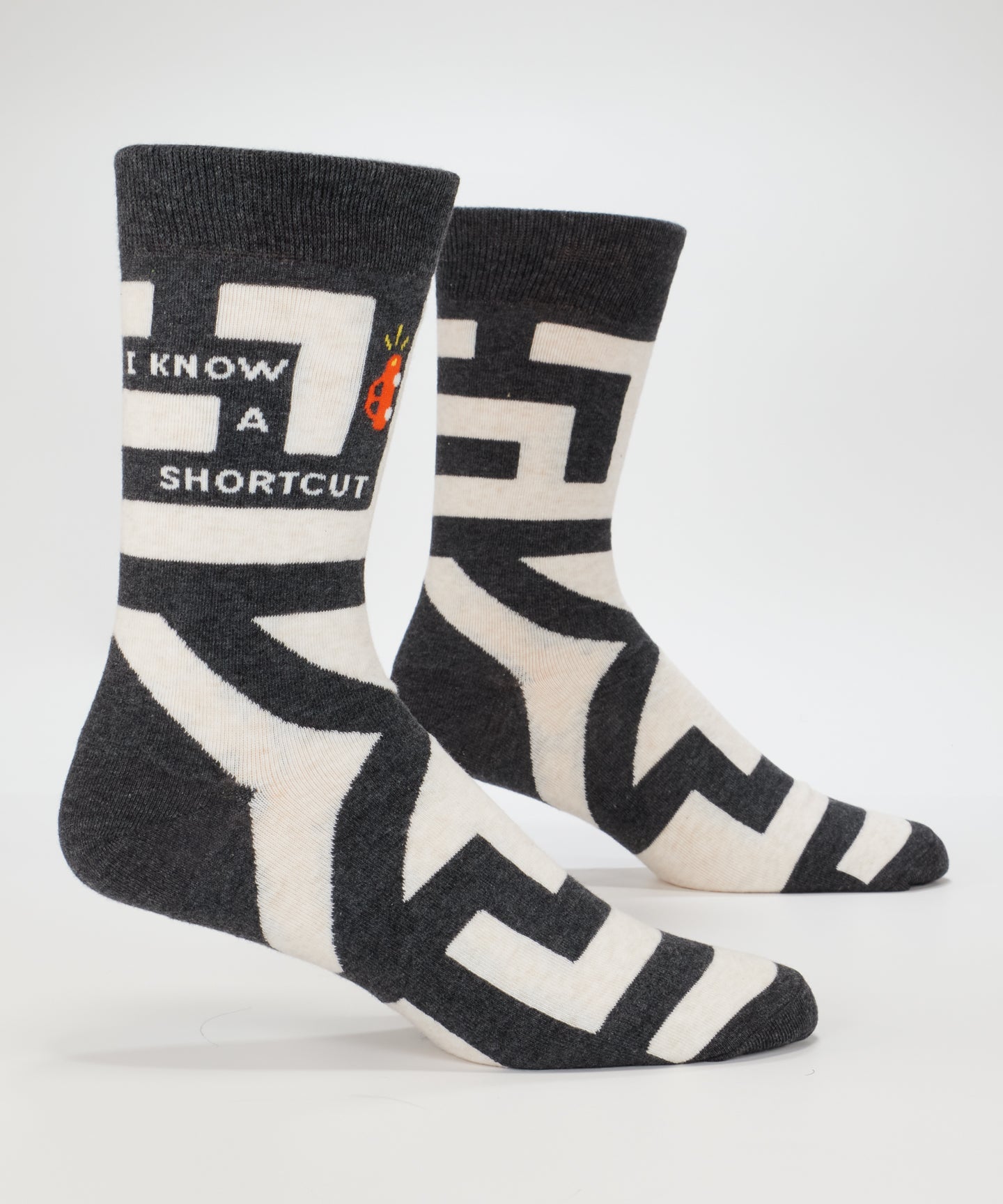 Blue Q - Men's Socks - I Know A Shortcut