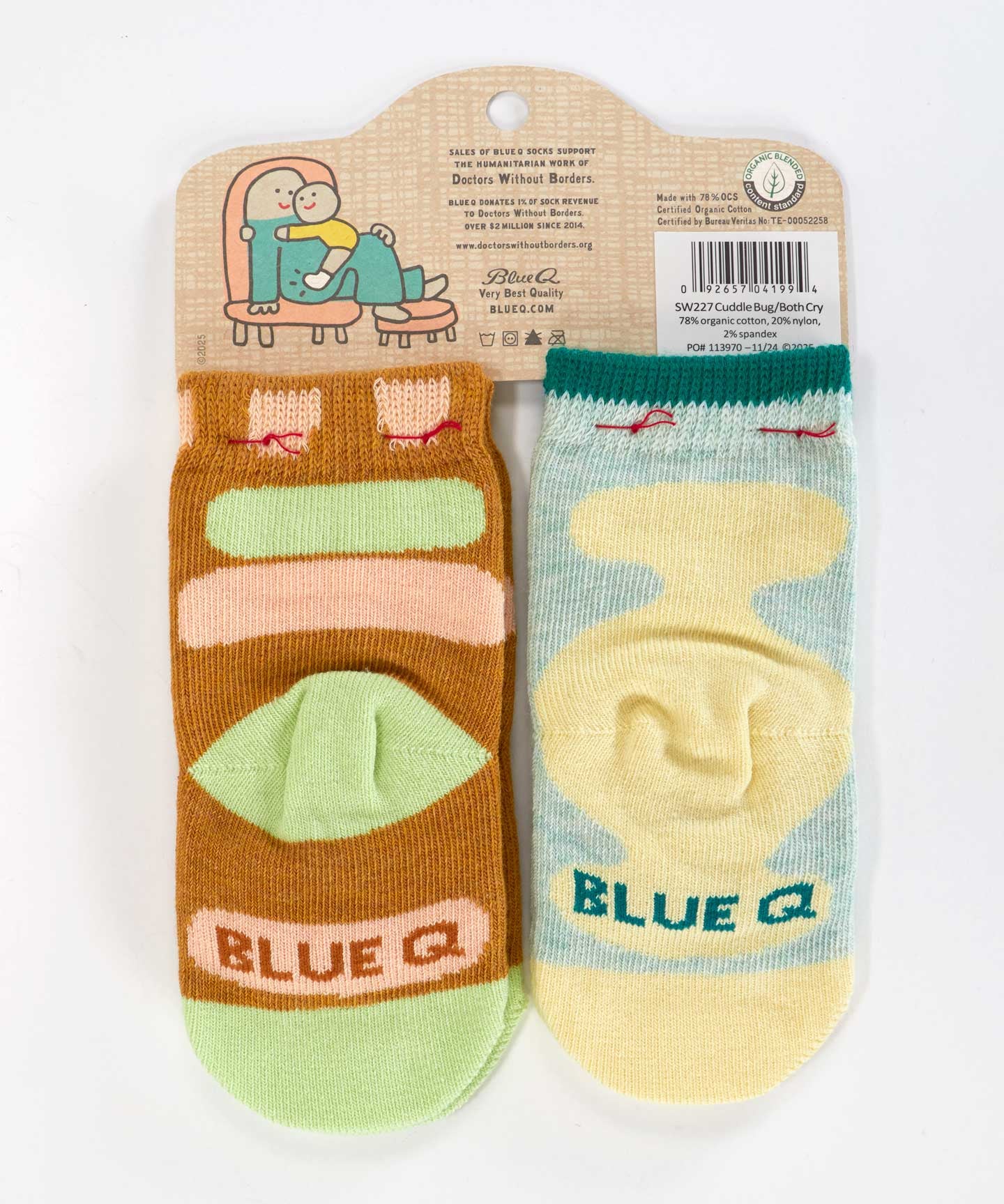Blue Q - Baby Socks - Cuddle Bug/Both Cry Baby Socks