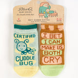 Blue Q - Baby Socks - Cuddle Bug/Both Cry Baby Socks