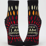 Blue Q - Ankle Socks - Bitch I AM Overwhelmed