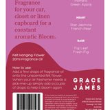Turkish Fig & Pear Felt Air Freshener, Air Fresheners, Grace & James - Say It Sister