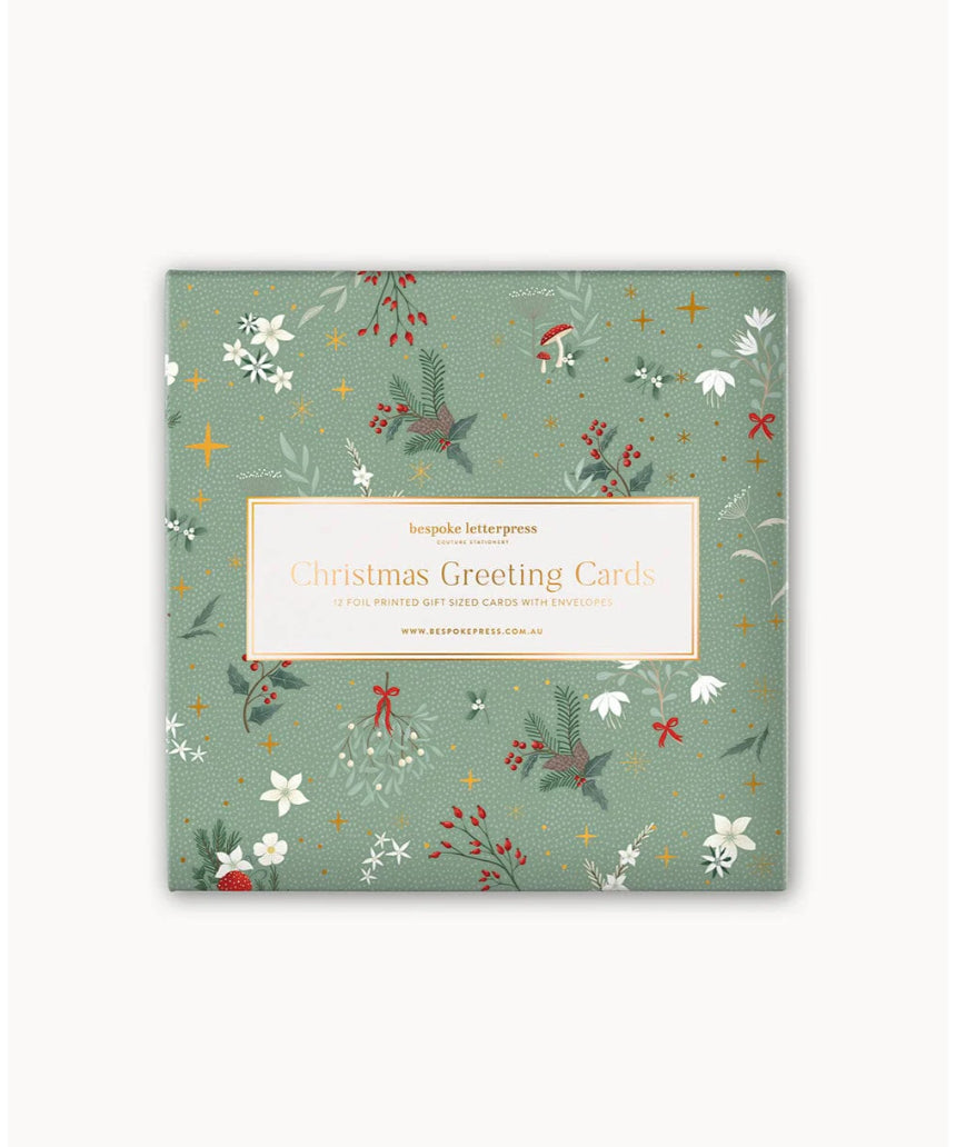 Bespoke Letterpress - The Christmas Village 12pk Square Card Boxset, Greeting & Note Cards, Bespoke Letterpress - Say It Sister