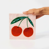 Superette Cherries Tile, Wall Decor, Jones & Co - Say It Sister