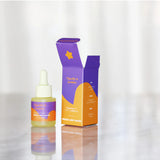 Grace & James Tigerlily and Jasmine felt air freshener refill, showcasing the decorative felt cover with floral design.