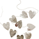 Faux-Tin Heart Bunting Reversible: Light dusty pink, , THE LITTLE PRESS - Say It Sister