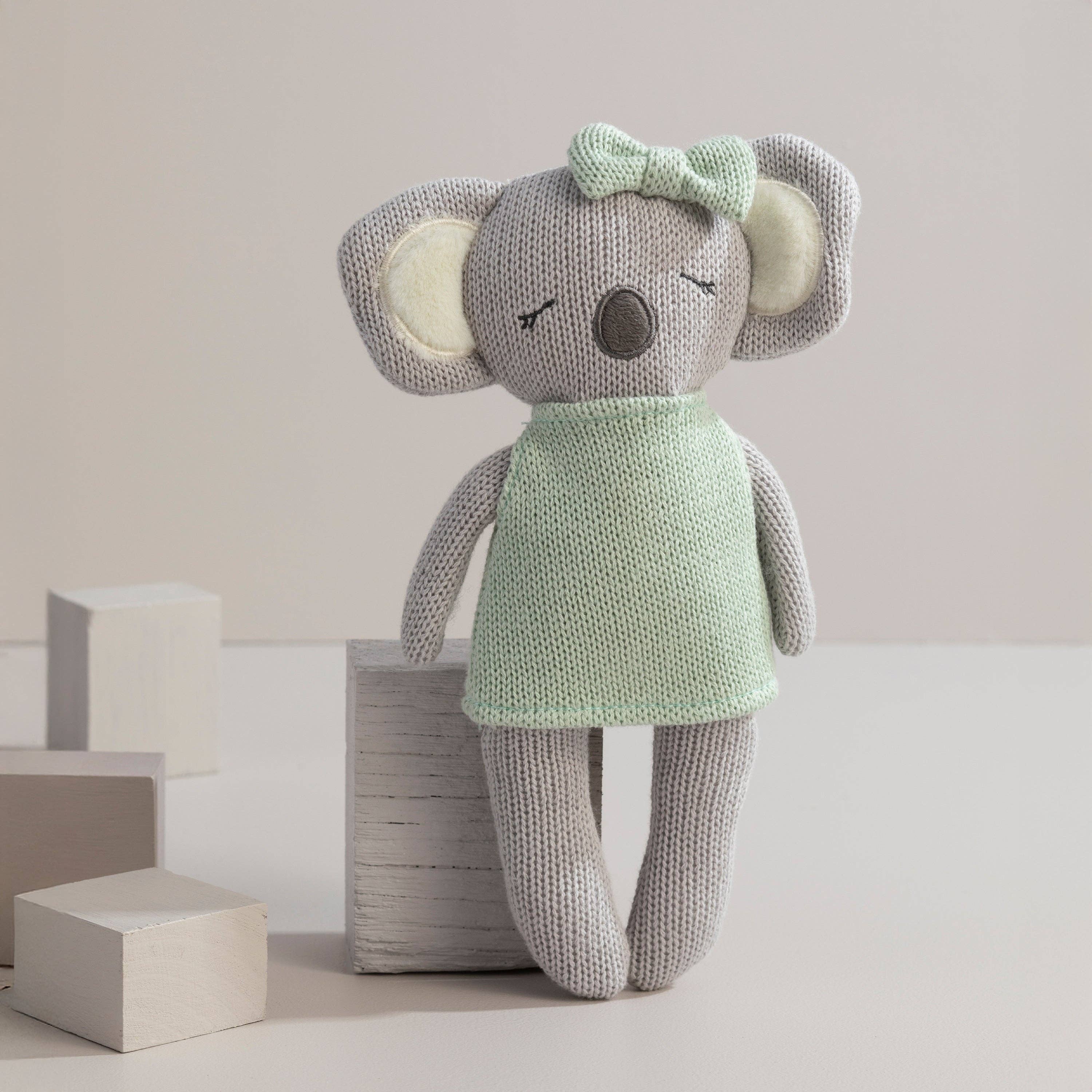 Knitted Animal Toy- Kimmy the Koala, , Living Textiles - Say It Sister