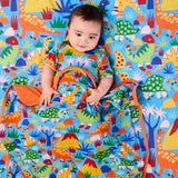 Kip & Co Dinosaur Roar Organic Cotton Snuggle Blanket