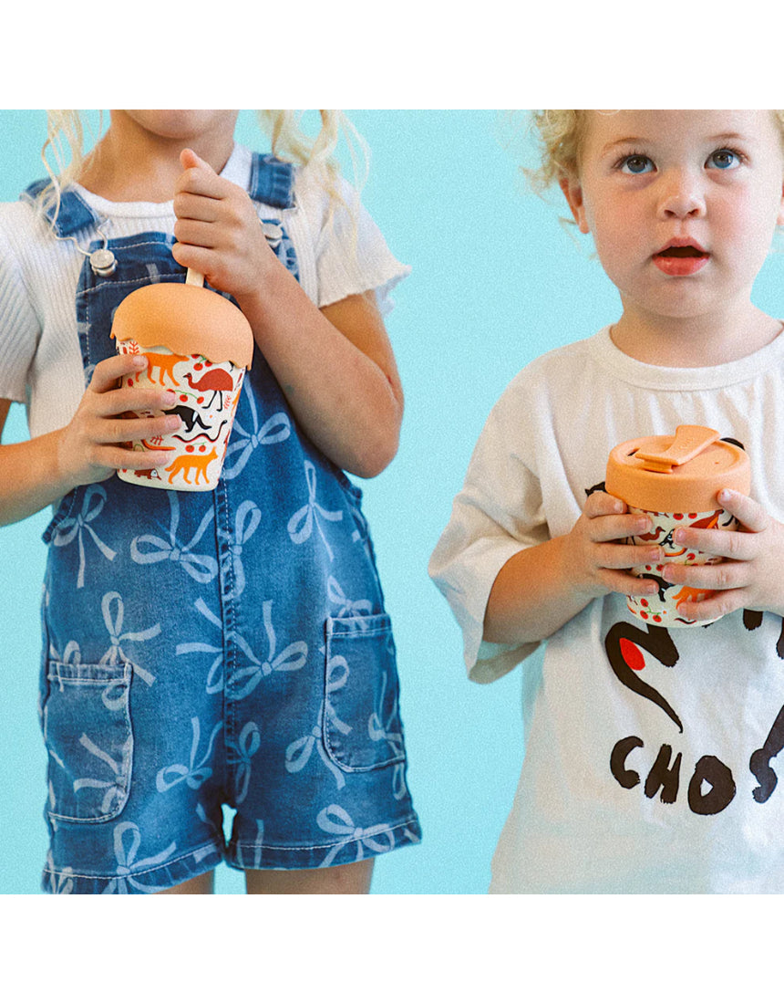 Chino Club - Aussie Animals Mini Smoothie Cup & Straw 200ml, kids Cup, Chino Club - Say It Sister