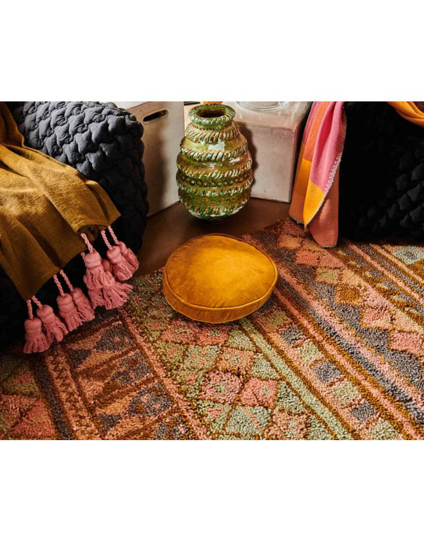 Kip & Co - Pecan Velvet Pea Cushion, Cushion, KIP & CO AUSTRALIA PTY LTD - Say It Sister